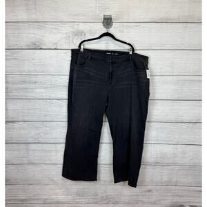 Old Navy Women's Black Wide Leg Jeans